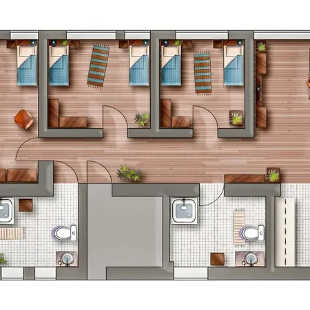 Apartment Stayhere24 Grosse Monteur- Und Mit 3 Schlafzimmern Schkeuditz